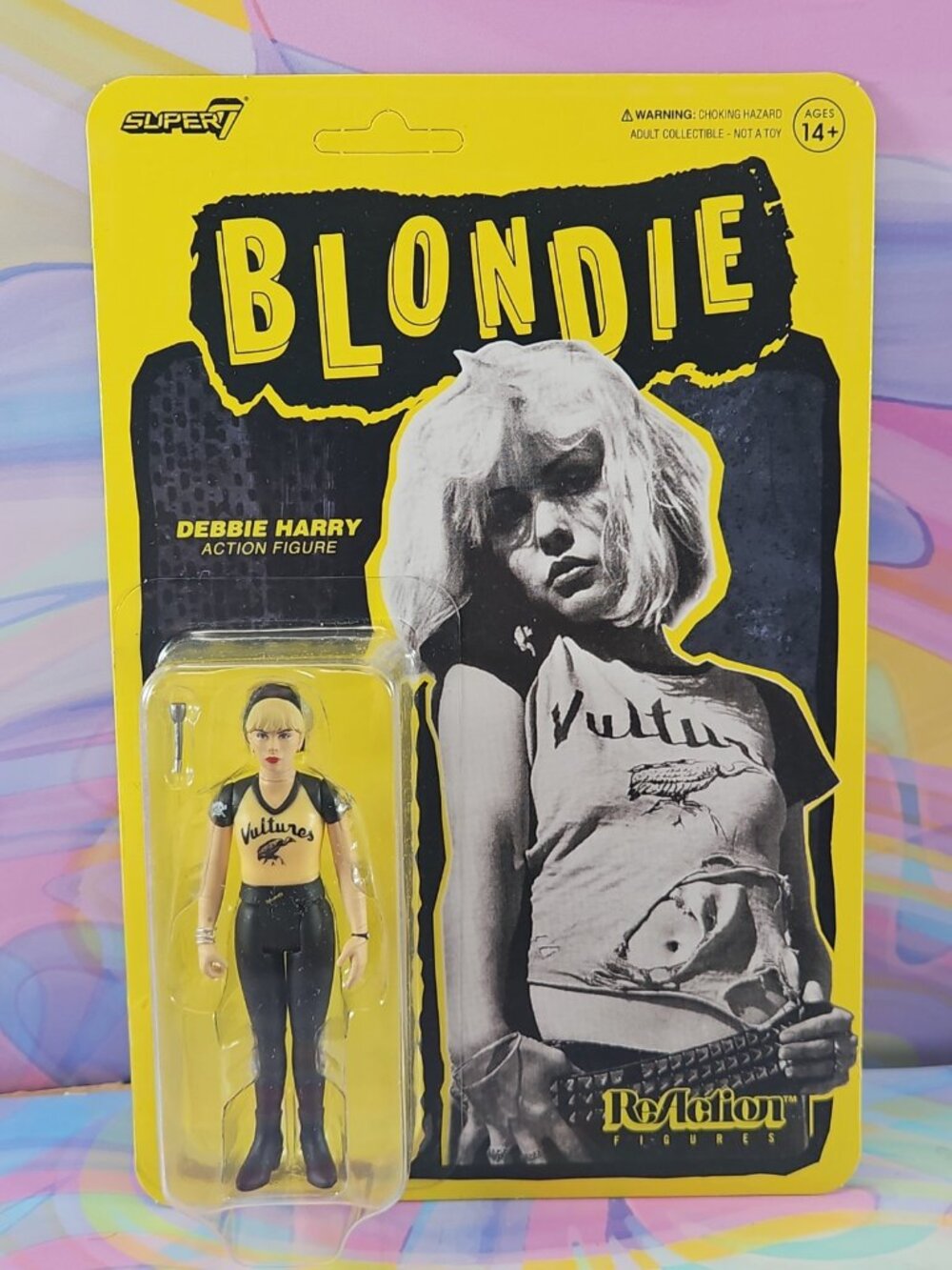 Super7 Blondie/Debbie Harry 1976 NY ReAction Figures 3.5'' New